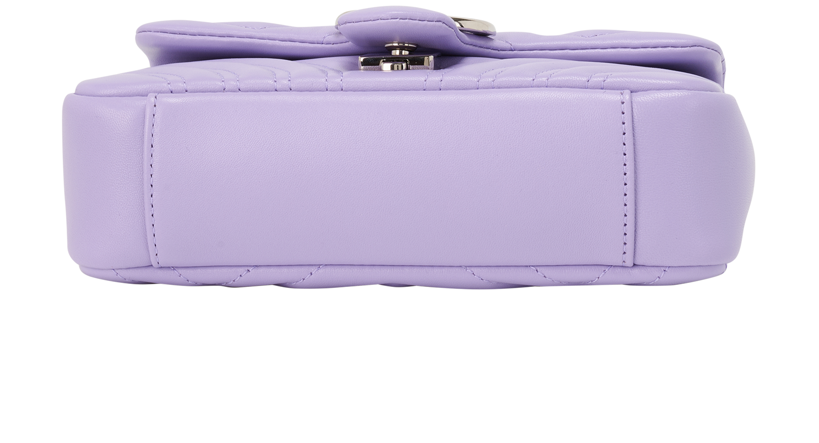 Small Marmont Flap, &pound;895, Handbags, Purple, Leather, Top view